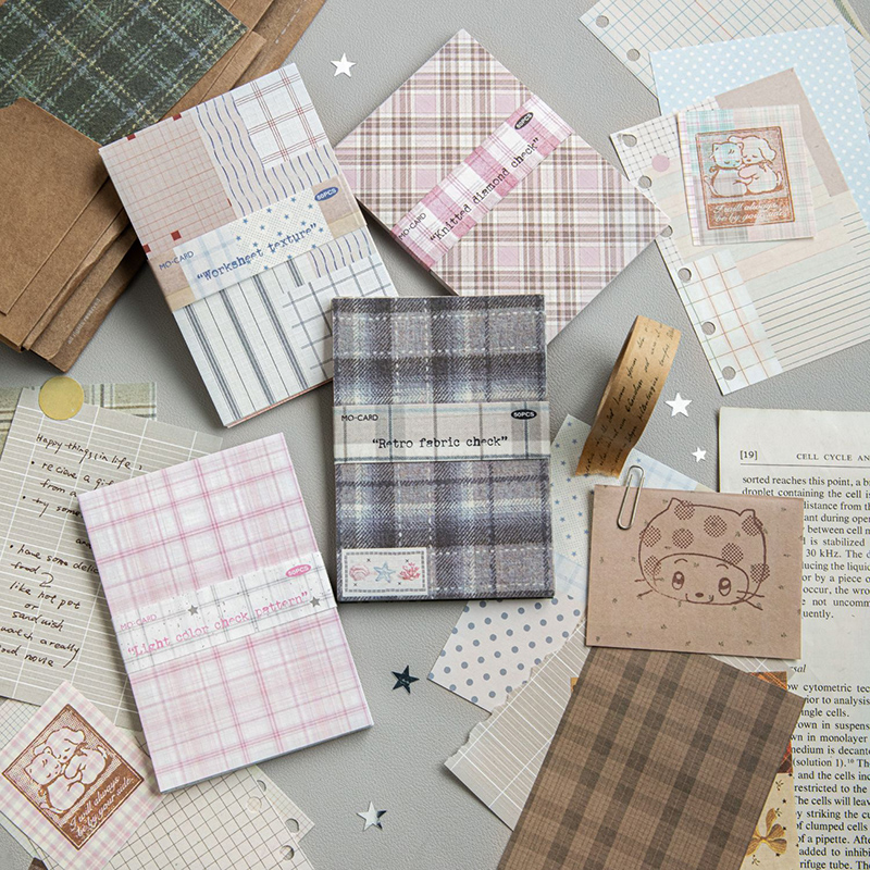 Vintage Junk Journal Scrapbooking Paper - Набор из 50 листов винтажной бумаги