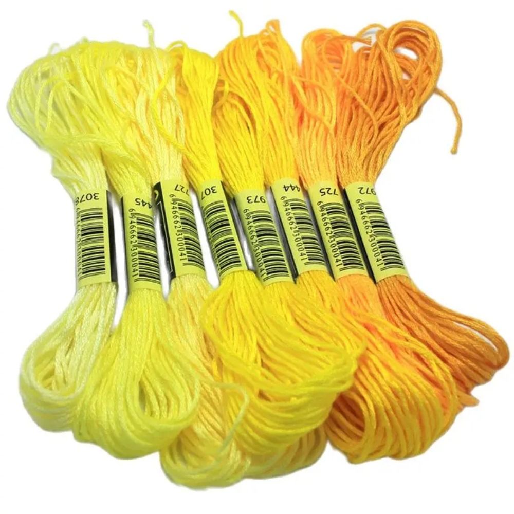 Cotton Embroidery Thread Skeins - Нить для вышивки крестиком уникальная Стильная