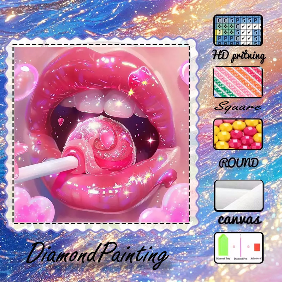 5D Diamond Painting Kit Full Drill - 1 шт. - 5D-DIY - Флокированная