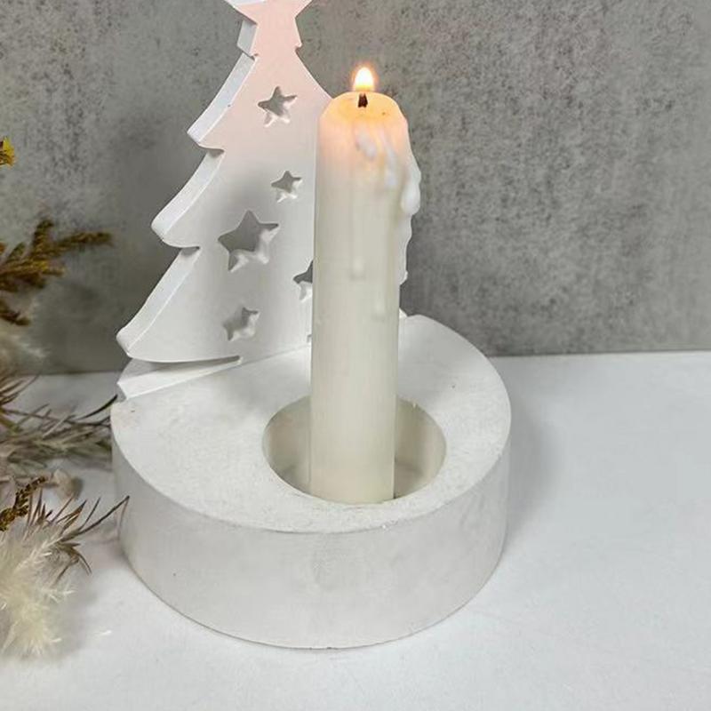 Silicone Epoxy Resin Molds Set - Основа для свечи в виде рождественской