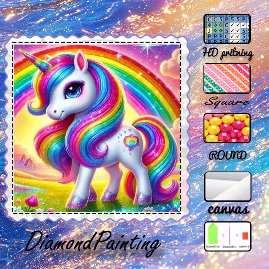 5D Diamond Painting Kit Full Drill - 1 шт. 5D набор для алмазной