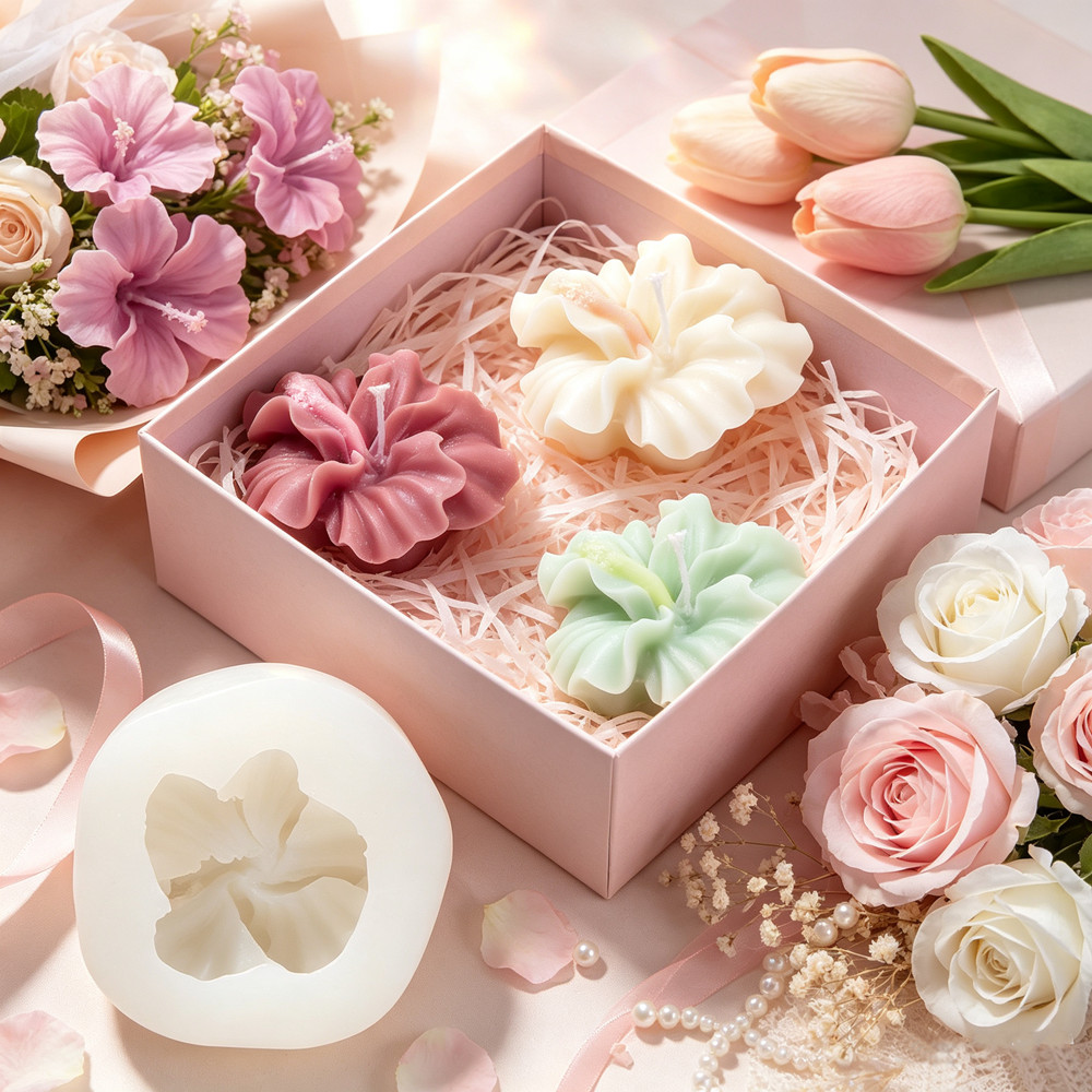 Silicone Epoxy Resin Molds Set - 2 шт. силиконовые формы для свечей