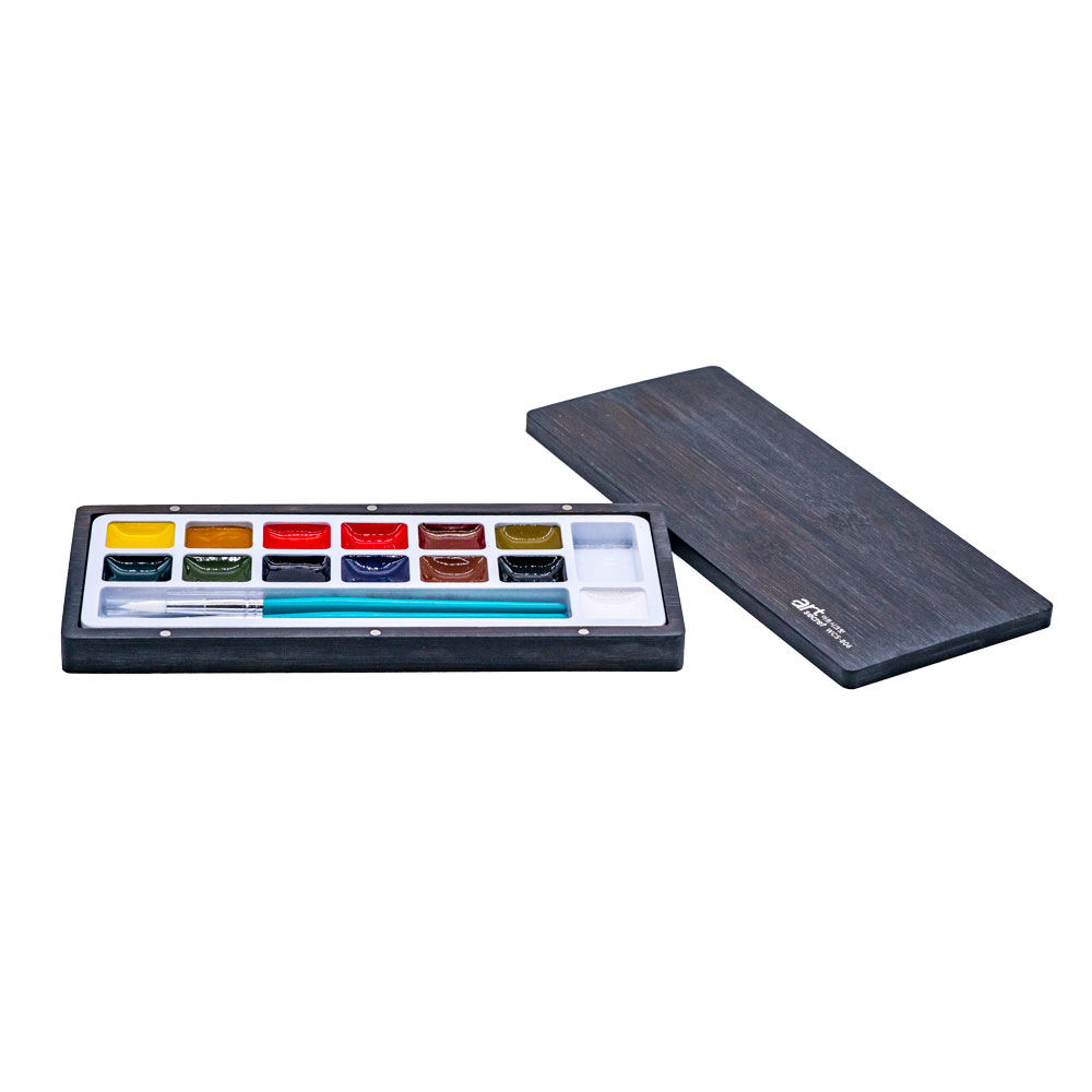 ArtSecret 13, набор однотонных – обзор и цена Watercolor Paint Set Solid Pigment