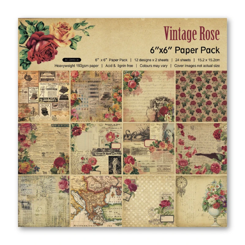 Блокнот для скрапбукинга, разн – обзор и цена Vintage Junk Journal Scrapbooking Paper