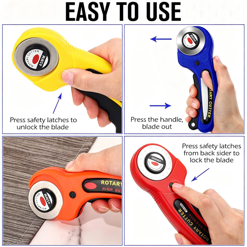Роторный резак для ткани с лез – обзор и цена Rotary Cutter For Fabric 45Mm