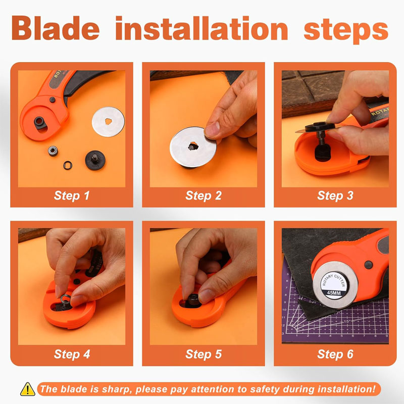 Роторный резак для ткани с лез – обзор и цена Rotary Cutter For Fabric 45Mm