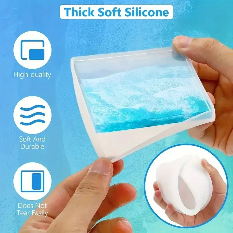 5 шт./компл. подставки для чаш – обзор и цена Silicone Epoxy Resin Molds Set