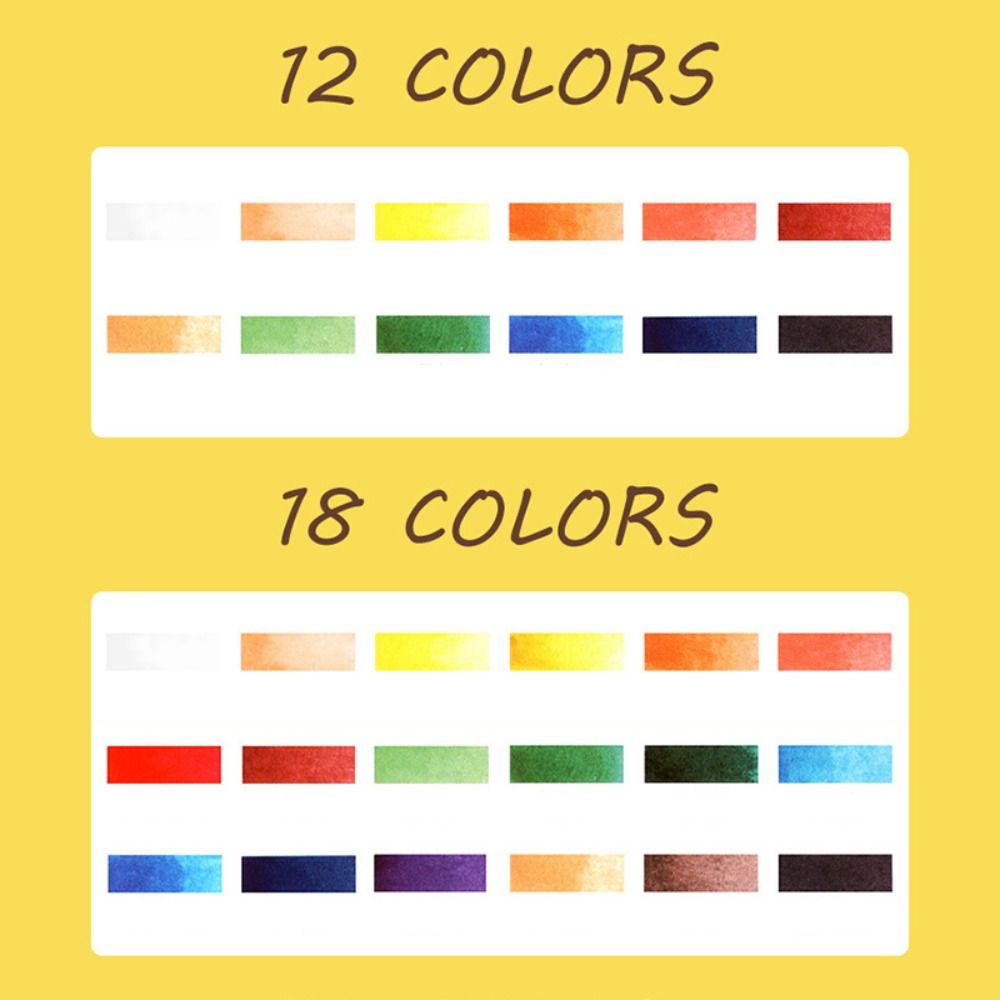 Профессиональный набор акварел – обзор и цена Watercolor Paint Set Solid Pigment