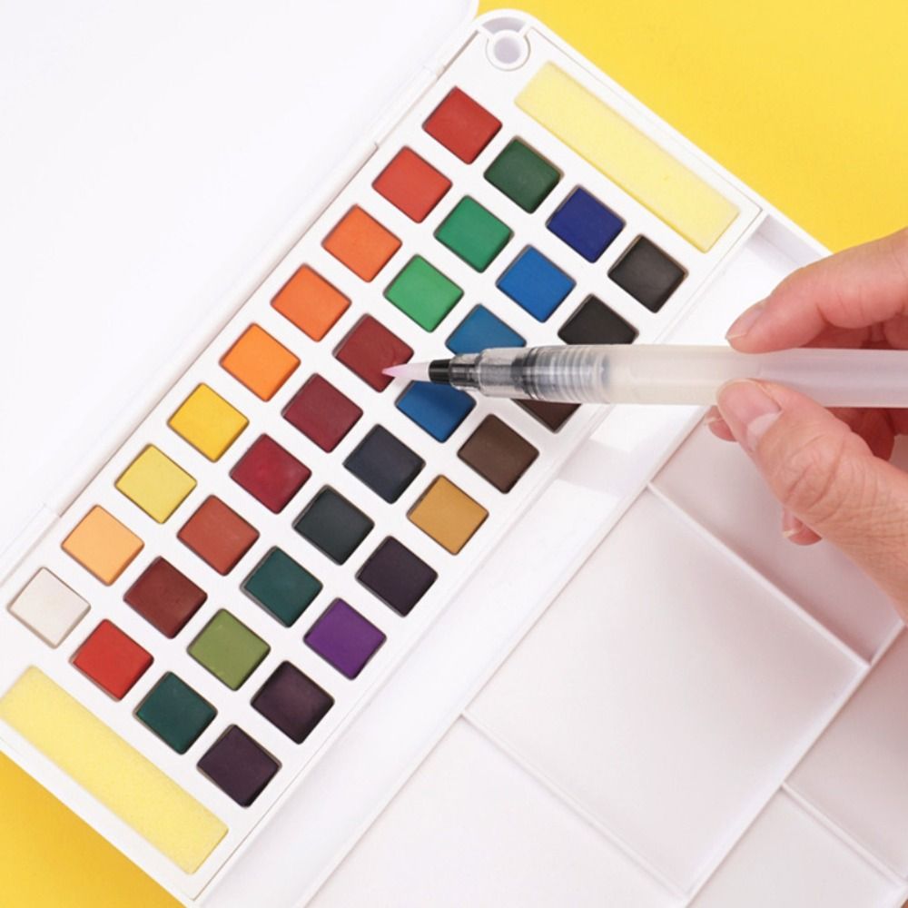 Профессиональный набор акварел – обзор и цена Watercolor Paint Set Solid Pigment