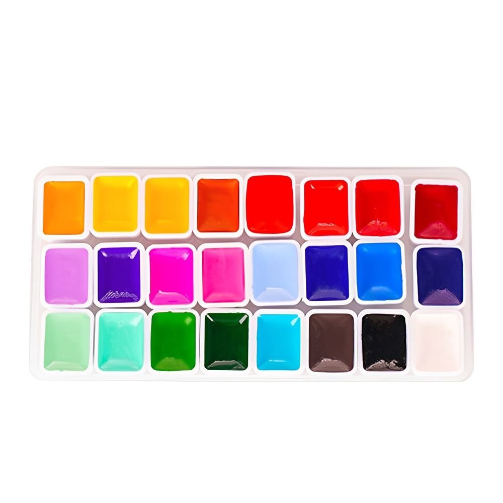 Набор акварельных красок из 24 – обзор и цена Watercolor Paint Set Solid Pigment