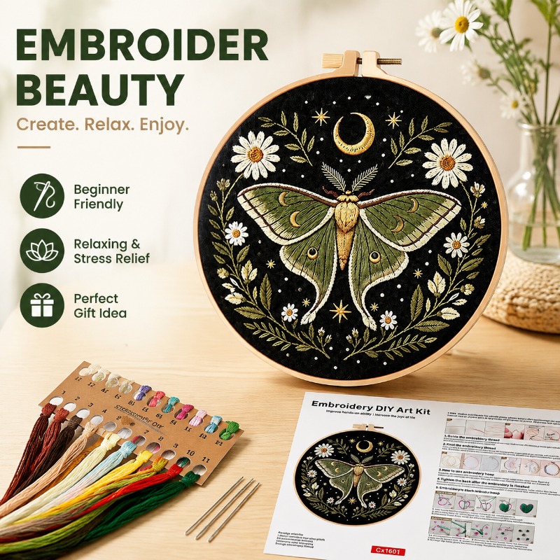 Набор для вышивки крестом «Баб – обзор и цена Cross Stitch Stamped Kits Beginners