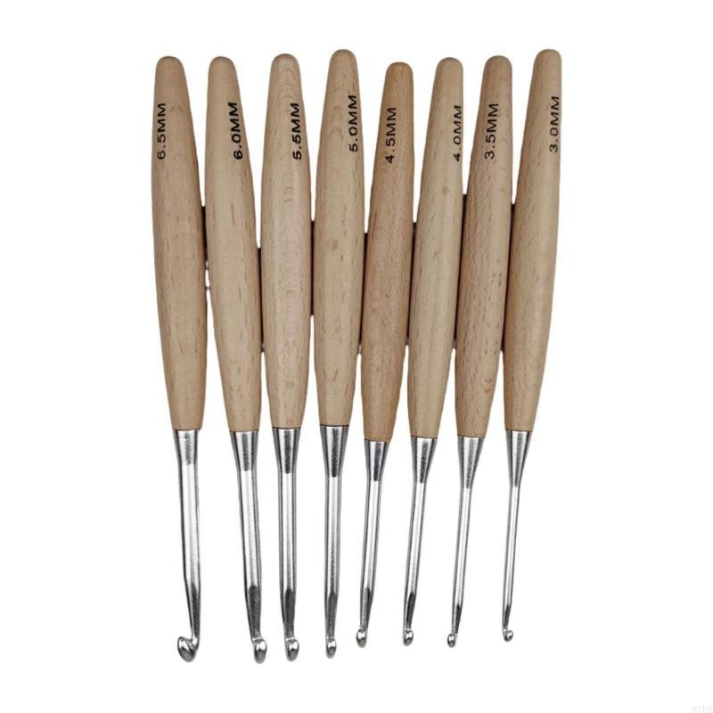 Игла для вязания крючком с эрг – обзор и цена Wooden Crochet Hooks Ergonomic Handle