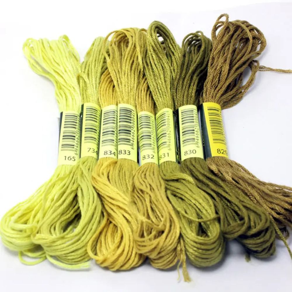 Нить для вышивки крестиком уни – обзор и цена Cotton Embroidery Thread Skeins