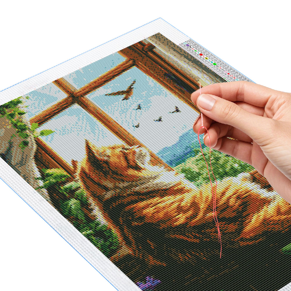 Набор для вышивания крестиком  – обзор и цена Cross Stitch Stamped Kits Beginners