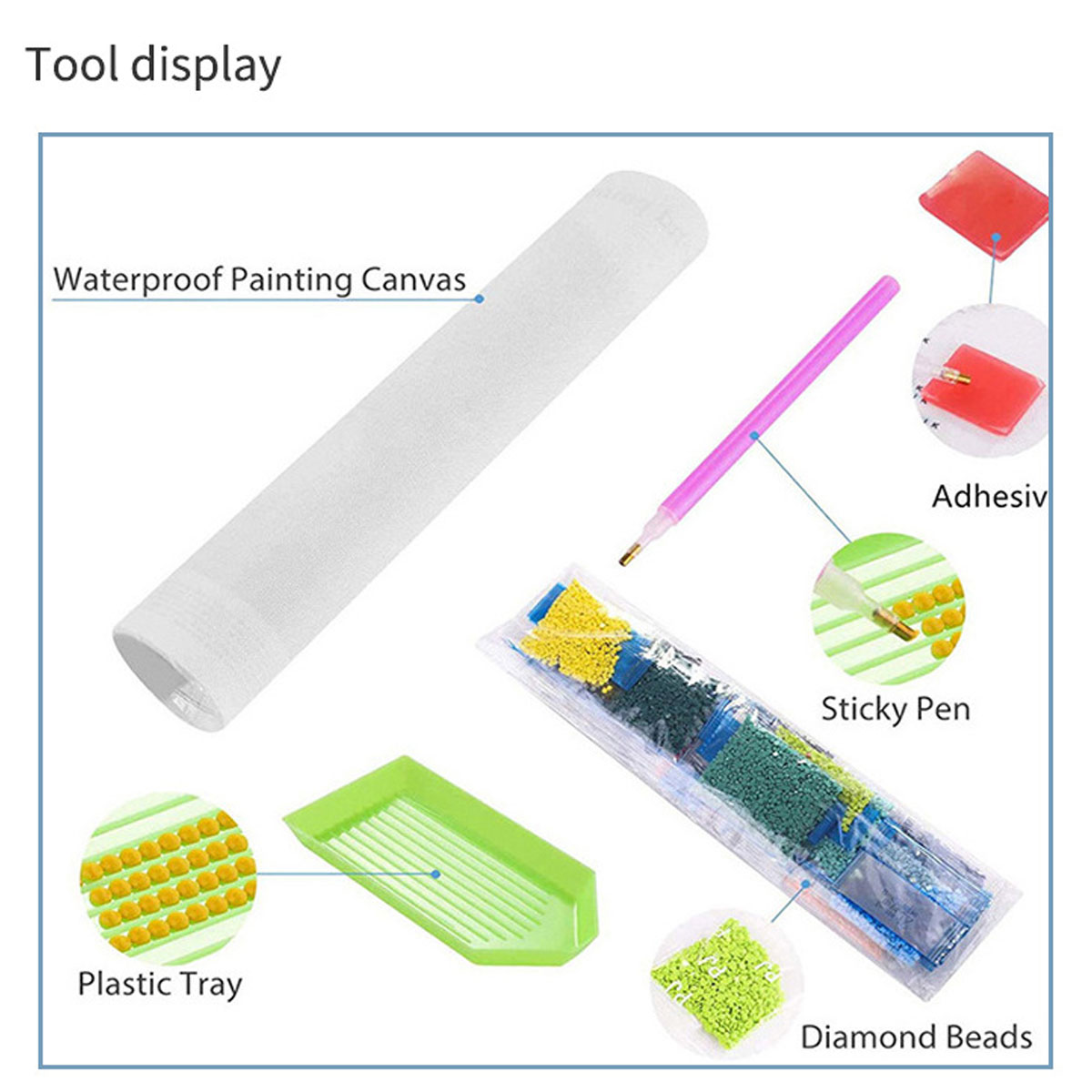 Индивидуальная алмазная вышивк – обзор и цена 5D Diamond Painting Kit Full Drill