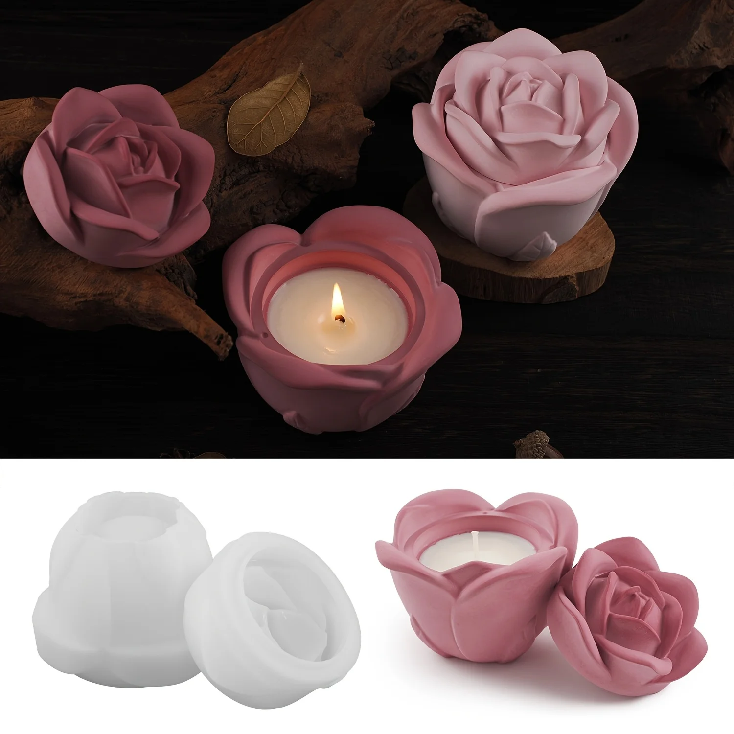 Набор из 2 предметов, силиконо – обзор и цена Silicone Epoxy Resin Molds Set