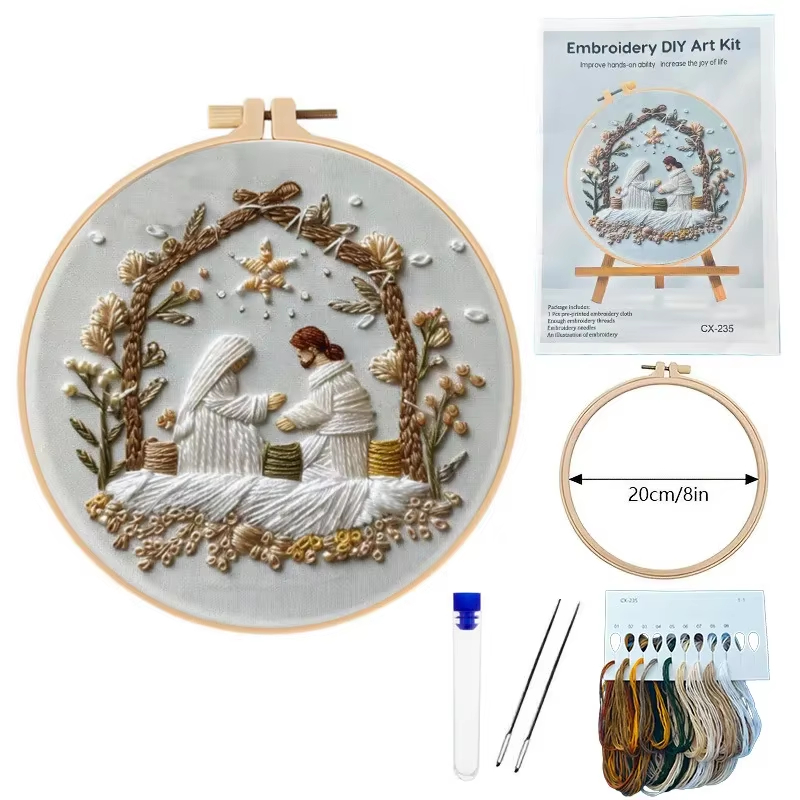 Набор для рождественской вышив – обзор и цена Cotton Embroidery Thread Skeins