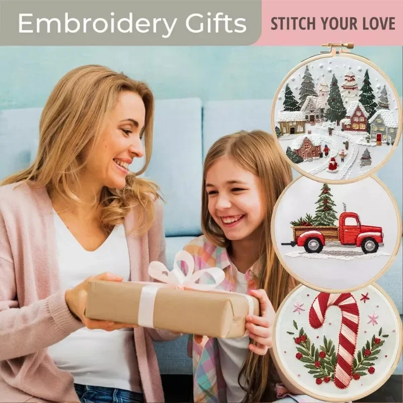 Стартовый набор для ручной выш – обзор и цена Cross Stitch Stamped Kits Beginners