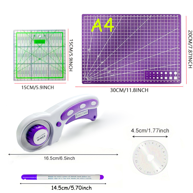 Роторный резак 45 мм с утолщен – обзор и цена Rotary Cutter For Fabric 45Mm
