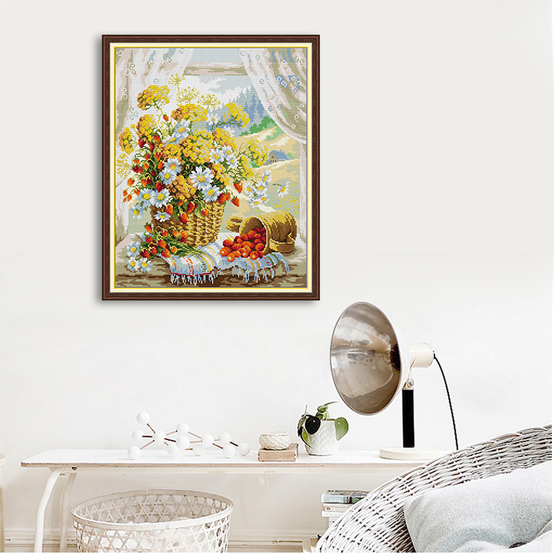 Штампованный набор для вышивки – обзор и цена Cross Stitch Stamped Kits Beginners