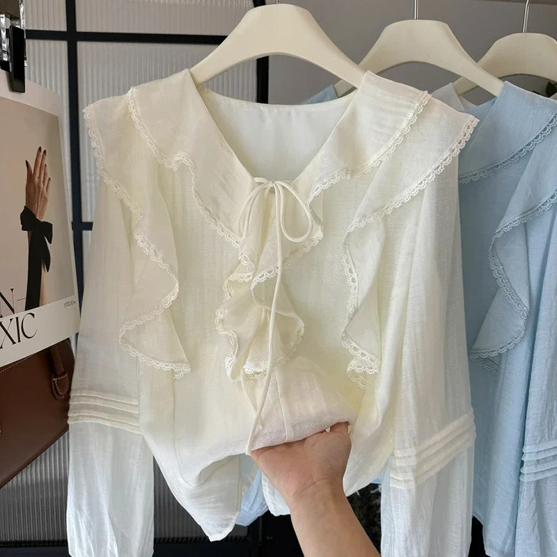 Французская блузка с V-образны – обзор и цена Embroidery